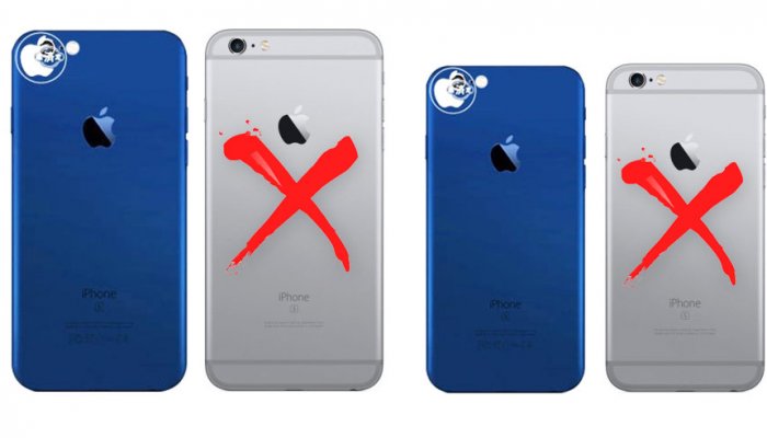 На смену  серому iPhone придет синий