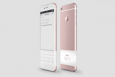 Слайдер iPhone 6k — концепт яблочного смартфона с выдвижной QWERTY-клавиатурой