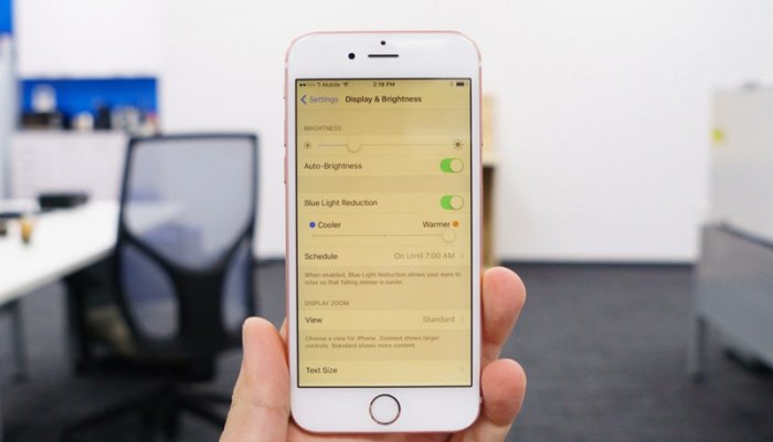 iOS 9.3 Beta 5 отключает функцию Night Shift в режиме энергосбережения