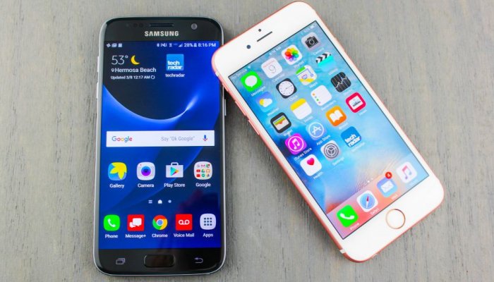 Samsung Galaxy S7 и Iphone 6s