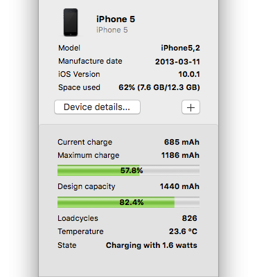 Как узнать подробное состояние батареи вашего iPhone, iPad, Mac