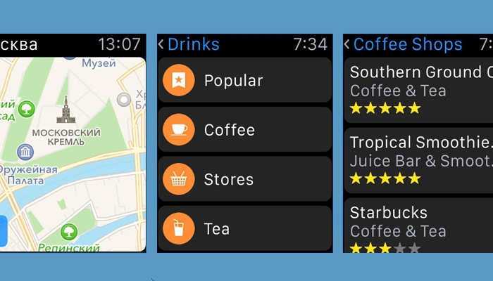 Apple вдохновлялась Google Maps, обновляя карты для watchOS 2.2