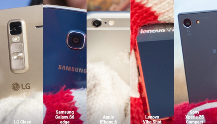 iPhone 6 против Galaxy S6 edge, Xperia Z5 Compact и Lenovo Vibe Shot: тест на устойчивость к морозам