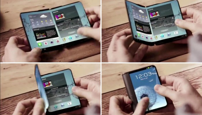 Выход смартфона со складным дисплеем от Samsung ожидается в 2017 году
