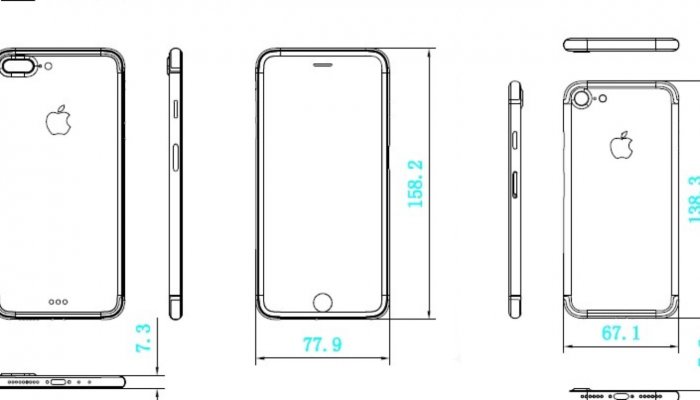 Iphone 7 чертежи